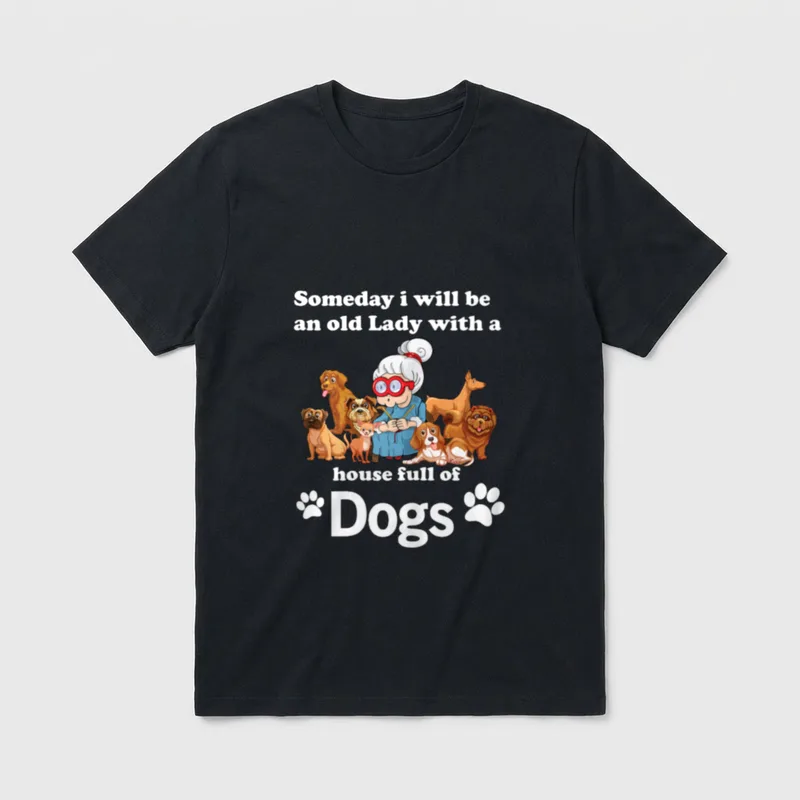 Lustiges Hundemotiv mit Hund T-Shirt – Klassisches T-Shirt in Schwarz