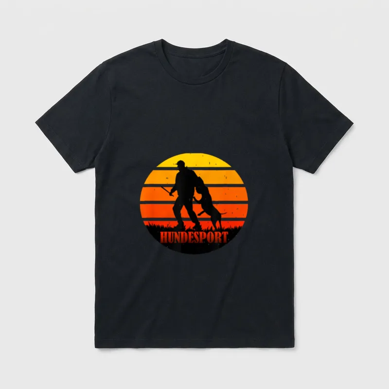 Hunde-Sport Hundeplatz IGP IPO Schutzhund T-Shirt – Klassisches T-Shirt in Schwarz