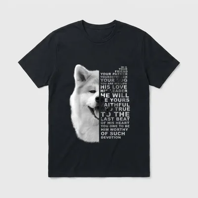 He Is Your Friend Lustige Hundesprüche T-Shirt – Klassisches T-Shirt in Schwarz
