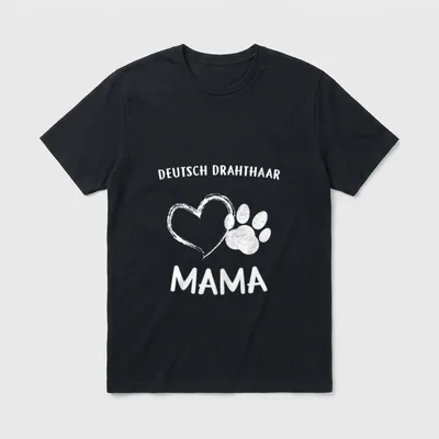 Hundepfote Welpe Hund Pfötchen T-Shirt – Klassisches T-Shirt in Schwarz