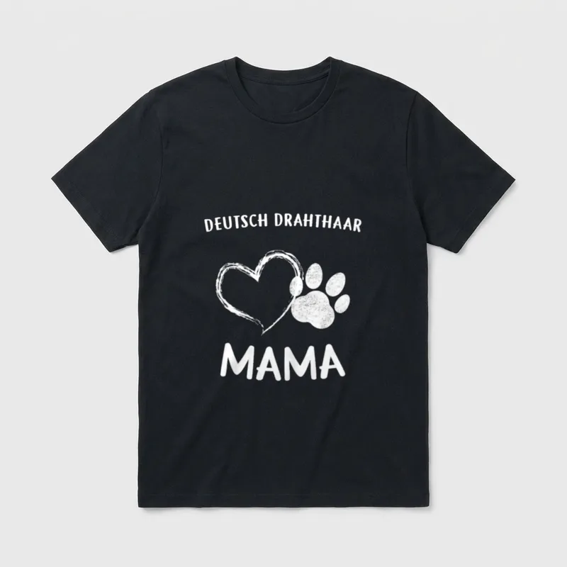 Hundepfote Welpe Hund Pfötchen T-Shirt – Klassisches T-Shirt in Schwarz