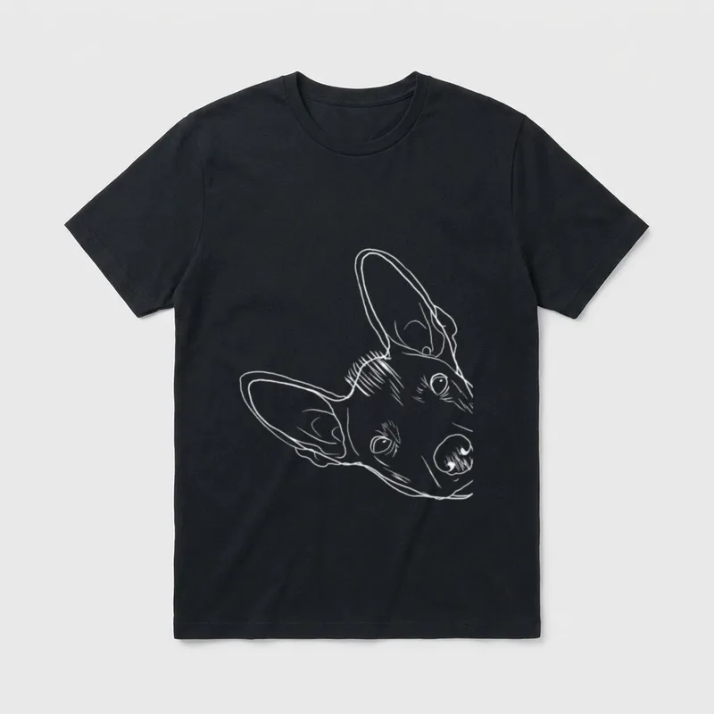 Mexikanischer Nackthund Hund Xoloitzcuintle T-Shirt – Klassisches T-Shirt in Schwarz