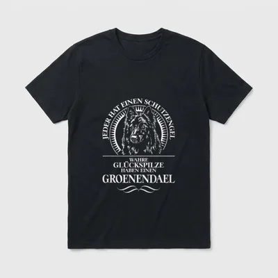 Groenendael Schutzengel Hunde Hund T-Shirt – Klassisches T-Shirt in Schwarz