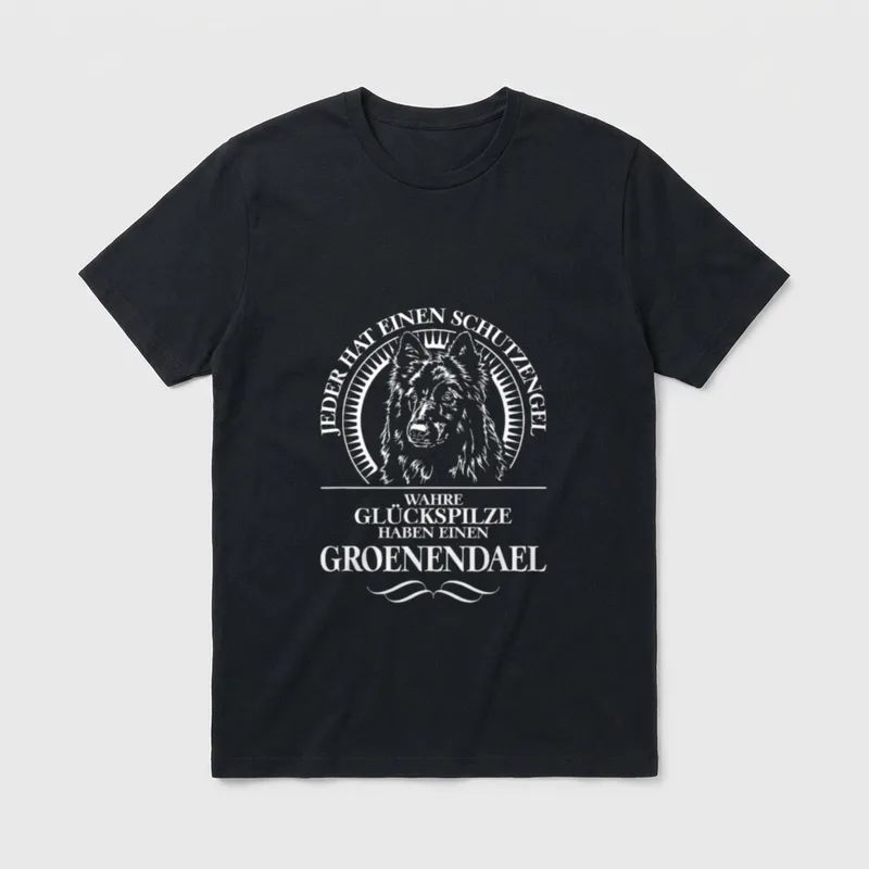 Groenendael Schutzengel Hunde Hund T-Shirt – Klassisches T-Shirt in Schwarz