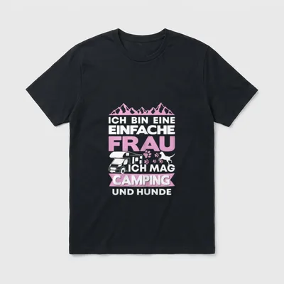 Ich Bin Eine Einfache T-Shirt – Klassisches T-Shirt in Schwarz