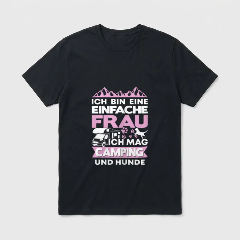 Ich Bin Eine Einfache T-Shirt – Klassisches T-Shirt in Schwarz