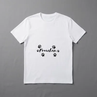 Frauchen Hundehalter Hunde Hundedame T-Shirt – Klassisches T-Shirt in Schwarz