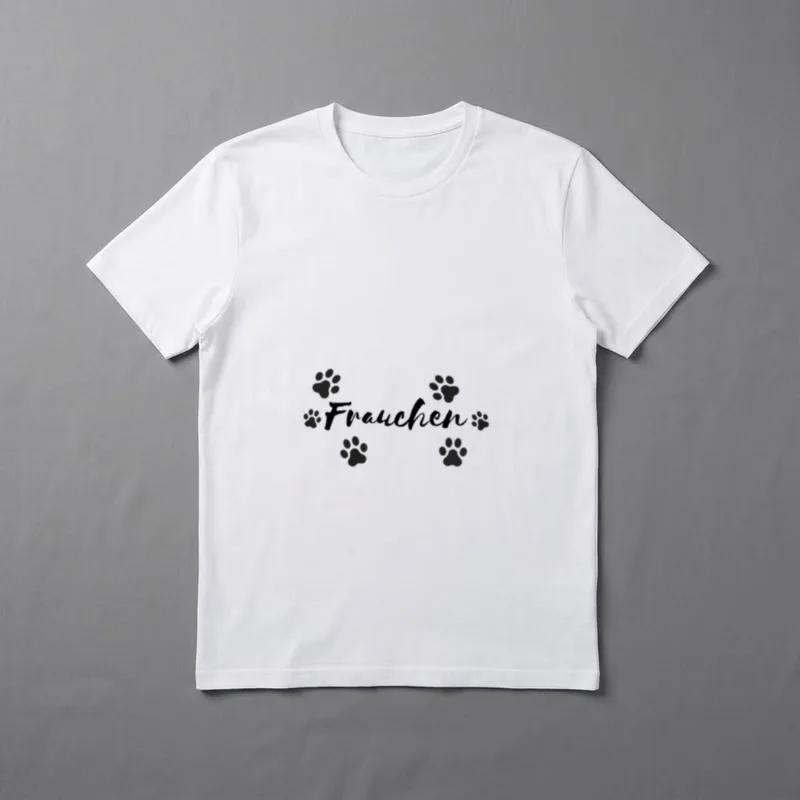 Frauchen Hundehalter Hunde Hundedame T-Shirt – Klassisches T-Shirt in Schwarz