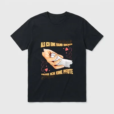 Süßer Hunde Spruch Haustier T-Shirt – Klassisches T-Shirt in Schwarz