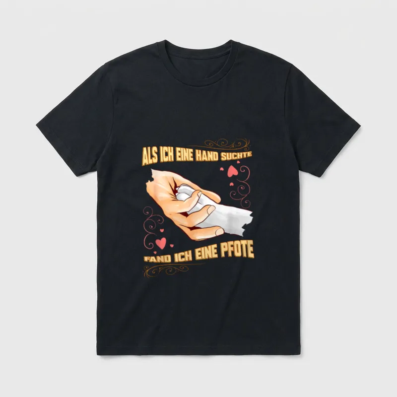 Süßer Hunde Spruch Haustier T-Shirt – Klassisches T-Shirt in Schwarz