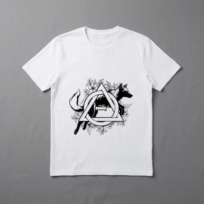 Therian Theta Delta Wolf T-Shirt – Klassisches T-Shirt in Schwarz