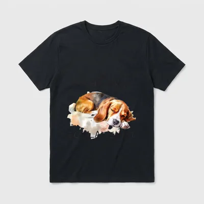 Hundebesitzer Langschläfer Spruch Offizielles T-Shirt 0362 – Klassisches T-Shirt in Schwarz