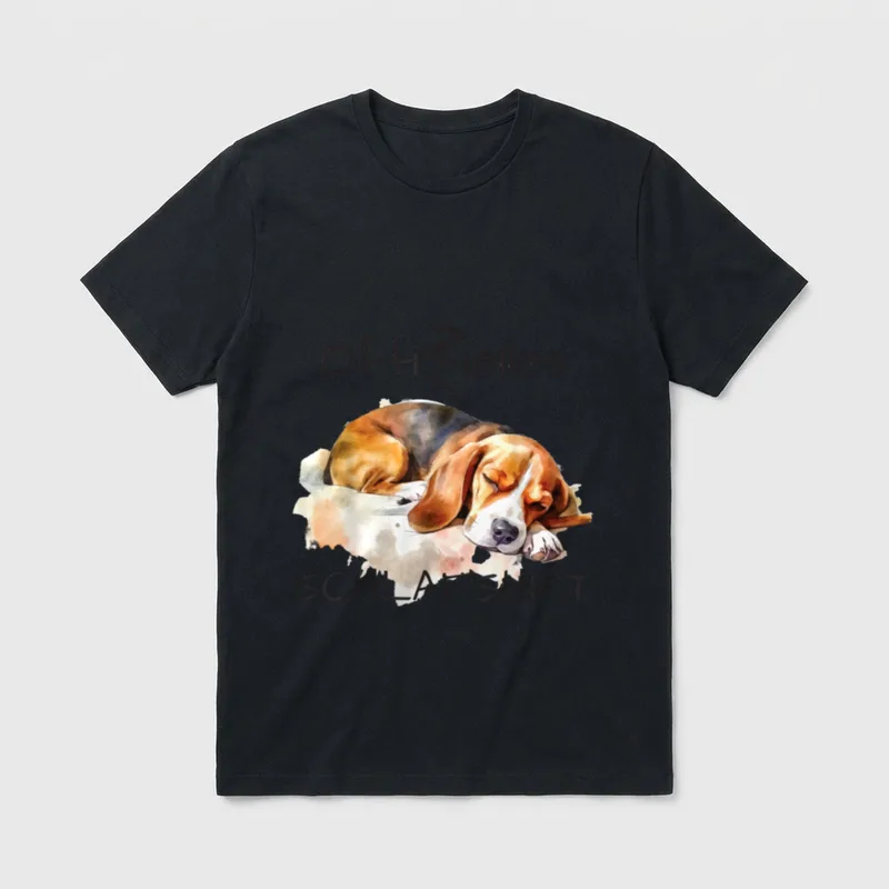 Hundebesitzer Langschläfer Spruch Offizielles T-Shirt 0362 – Klassisches T-Shirt in Schwarz