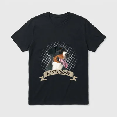 Appenzeller Sennenhund Best Buddy T-Shirt – Klassisches T-Shirt in Schwarz