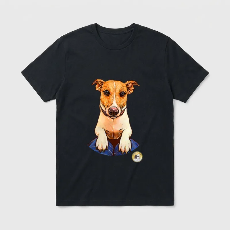 Tierhilfe Hoffnung Hoffnungsvoller Hund T-Shirt – Klassisches T-Shirt in Schwarz