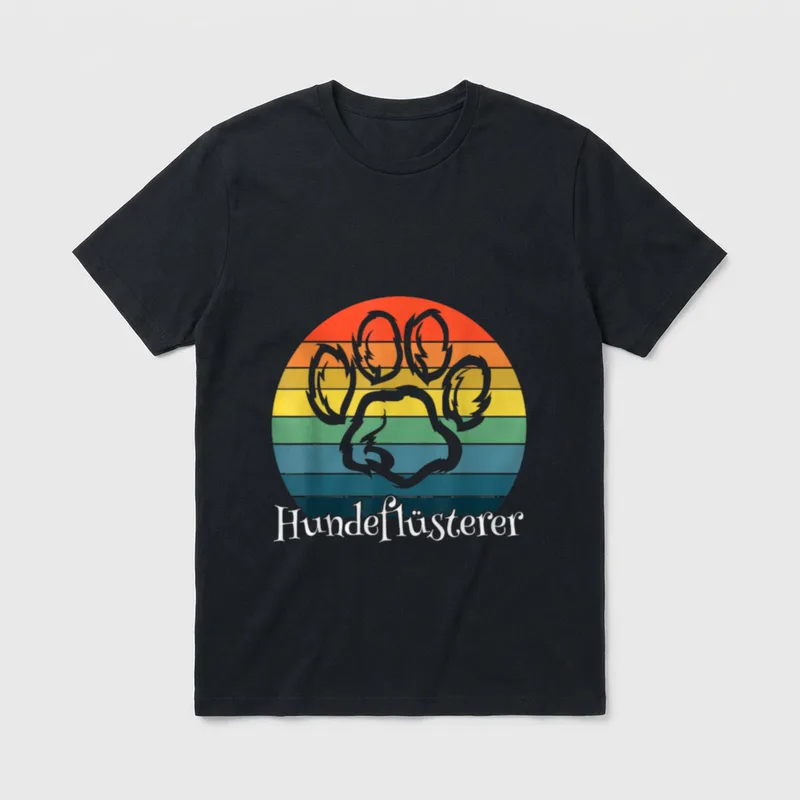 Hundeflüsterer Hundeliebe Hunde Fan T-Shirt – Klassisches T-Shirt in Schwarz