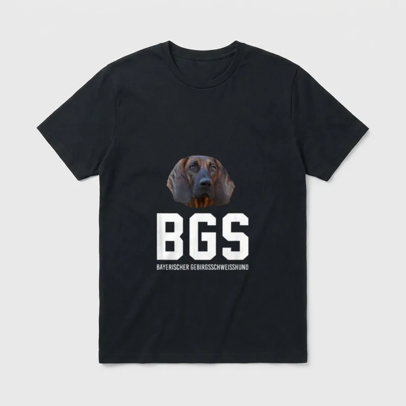 Weidmannsheil Hunt Bayerischer Gebirgsschweisshund T-Shirt – Klassisches T-Shirt in Schwarz