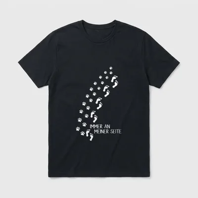 Hundebesitzer Immer an meiner T-Shirt – Klassisches T-Shirt in Schwarz
