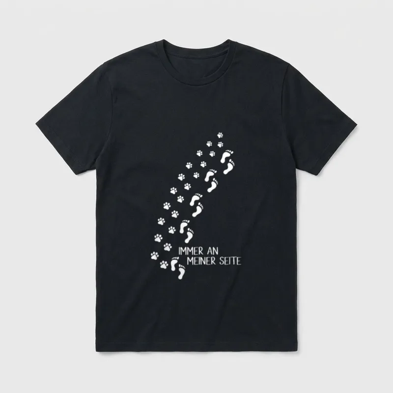 Hundebesitzer Immer an meiner T-Shirt – Klassisches T-Shirt in Schwarz