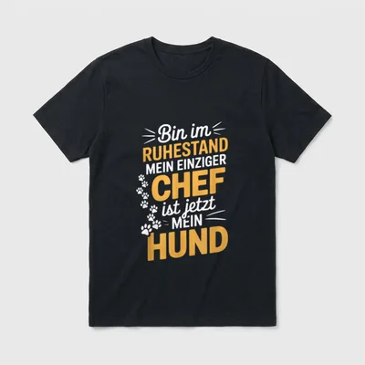 Bin Im Ruhestand Mein T-Shirt – Klassisches T-Shirt in Schwarz