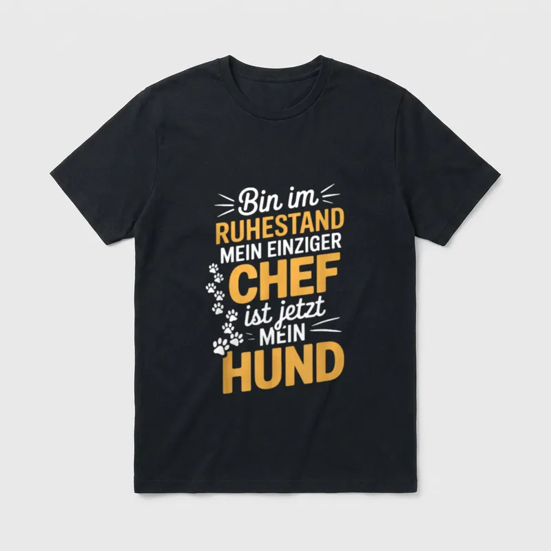 Bin Im Ruhestand Mein T-Shirt – Klassisches T-Shirt in Schwarz