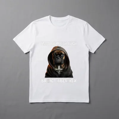 Witziger Hund T-Shirt – Klassisches T-Shirt in Schwarz
