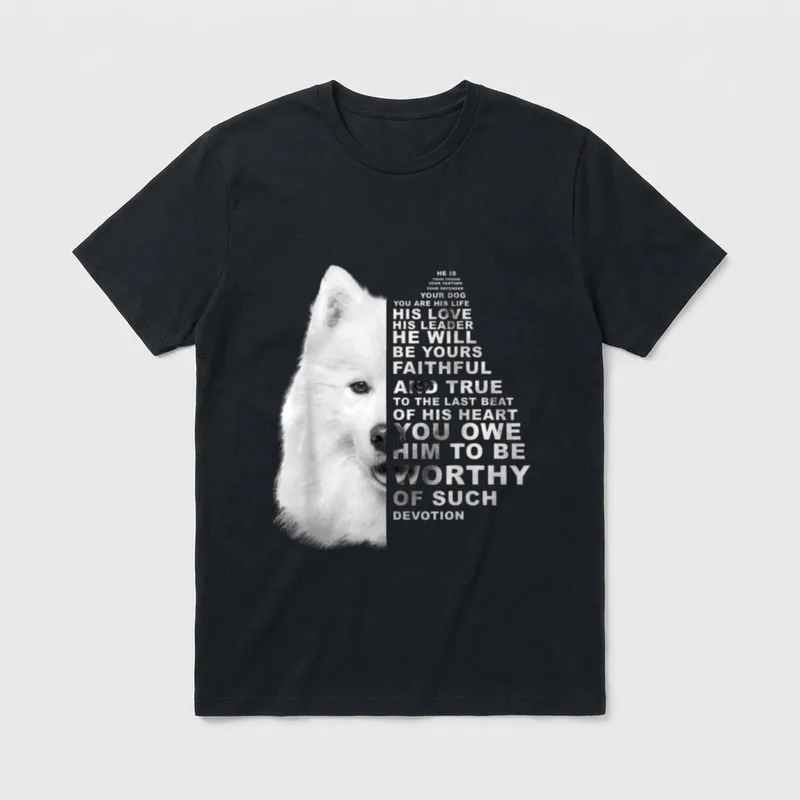 He Is Your Friend T-Shirt 0457 – Klassisches T-Shirt in Schwarz