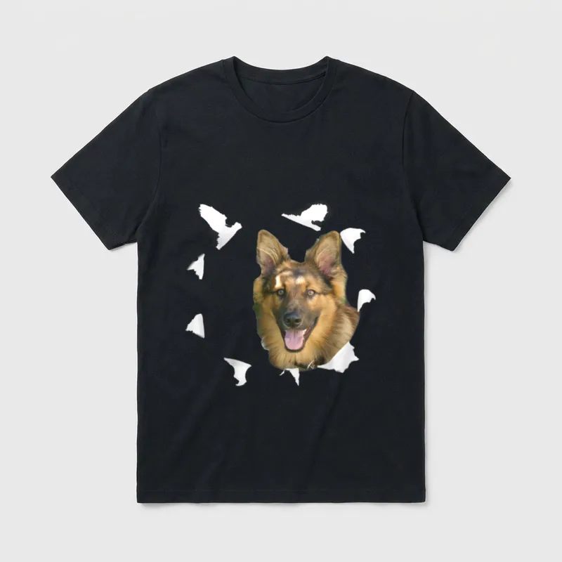 Harzer Fuchs Harzer Fuchs Lustige Hundesprüche T-Shirt – Klassisches T-Shirt in Schwarz