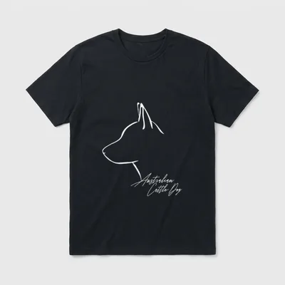 Australian Cattle Dog T-Shirt – Klassisches T-Shirt in Schwarz