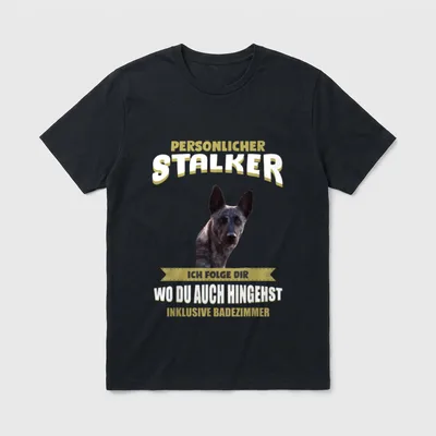 Hollandse Herder Hollandse Herder T-Shirt – Klassisches T-Shirt in Schwarz
