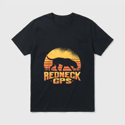 Lustiges Redneck Witz-Design T-Shirt – Klassisches T-Shirt in Schwarz