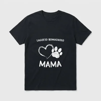 Hundepfote Welpe Hund Pfötchen Herz T-Shirt – Klassisches T-Shirt in Schwarz