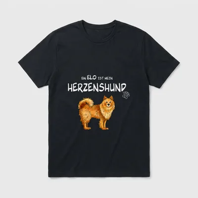 Elo Hund Hunderasse Mein T-Shirt – Klassisches T-Shirt in Schwarz