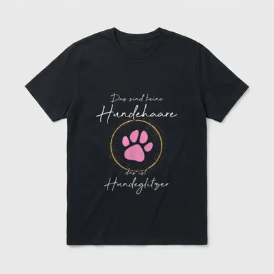 Das sind keine Haare T-Shirt – Klassisches T-Shirt in Schwarz