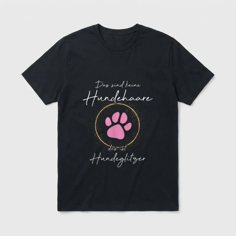 Das sind keine Haare T-Shirt – Klassisches T-Shirt in Schwarz