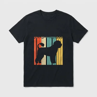 Spanischer Wasserhund T-Shirt – Klassisches T-Shirt in Schwarz