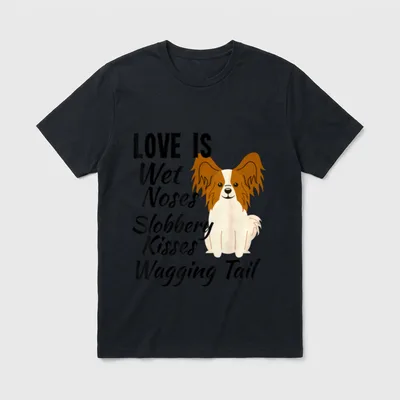I love my dog T-Shirt – Klassisches T-Shirt in Schwarz
