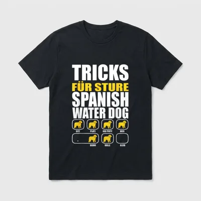 Tricks Für Sture Spanischer T-Shirt – Klassisches T-Shirt in Schwarz