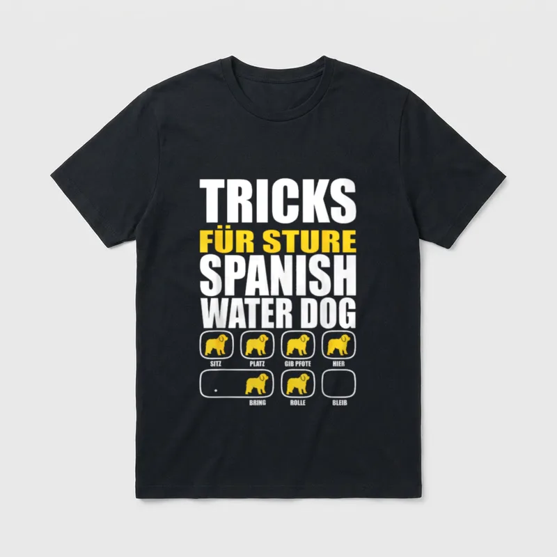 Tricks Für Sture Spanischer T-Shirt – Klassisches T-Shirt in Schwarz