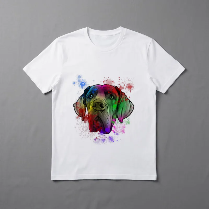 Deutsche Dogge Hund T-Shirt – Klassisches T-Shirt in Schwarz