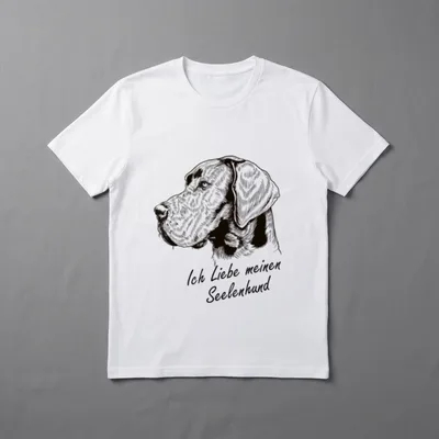 Deutsche Dogge Hund Hunderasse T-Shirt – Klassisches T-Shirt in Schwarz