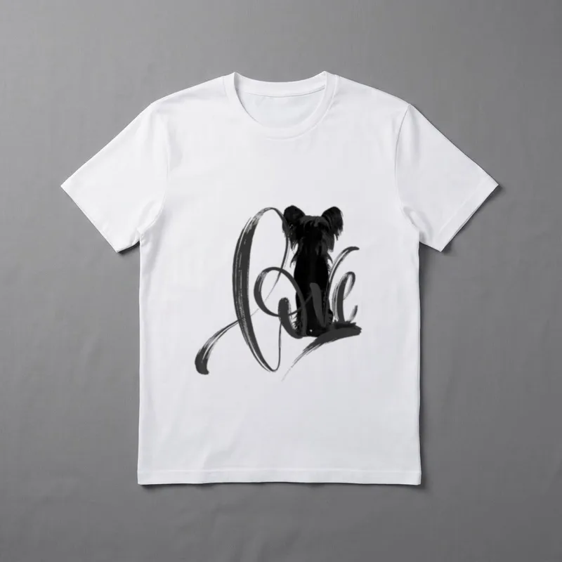 Chinesischer Schopfhund Liebe Chinese T-Shirt – Klassisches T-Shirt in Schwarz