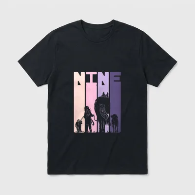 9. Geburtstag Reiterin 9 Jahre T-Shirt – Klassisches T-Shirt in Schwarz