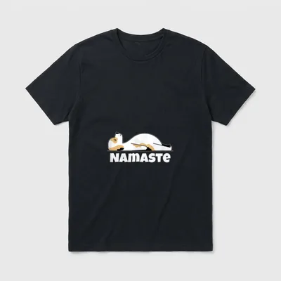 Fantastischer lustiger Namaste T-Shirt – Klassisches T-Shirt in Schwarz