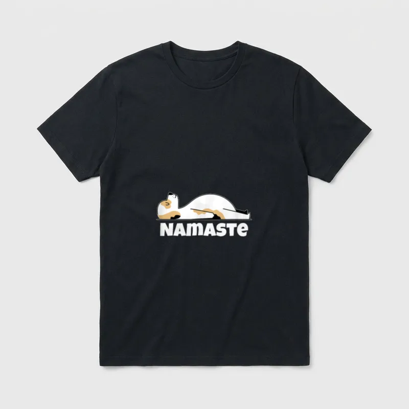 Fantastischer lustiger Namaste T-Shirt – Klassisches T-Shirt in Schwarz