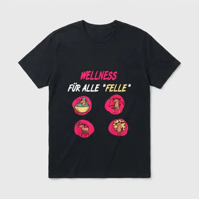Hundefriseur Wellness Hundesalon Hund T-Shirt – Klassisches T-Shirt in Schwarz