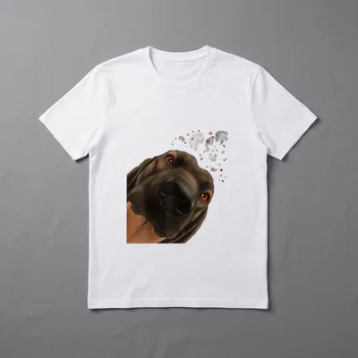 Neugieriger Hund Bayerischer Gebirgsschweißhund T-Shirt – Klassisches T-Shirt in Schwarz