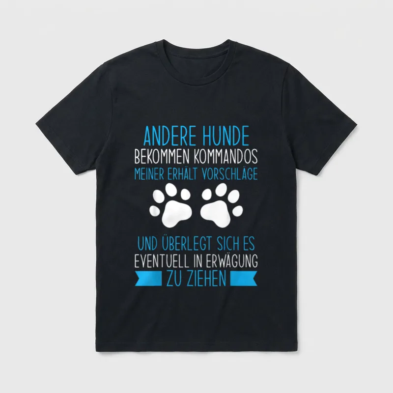 Hund Lustiges Meiner Erhält T-Shirt – Klassisches T-Shirt in Schwarz