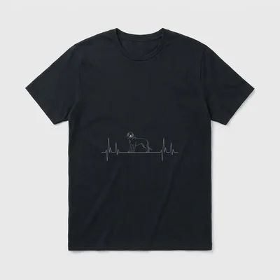 Bayerischer Gebirgsschweißhund I Motiv T-Shirt – Klassisches T-Shirt in Schwarz
