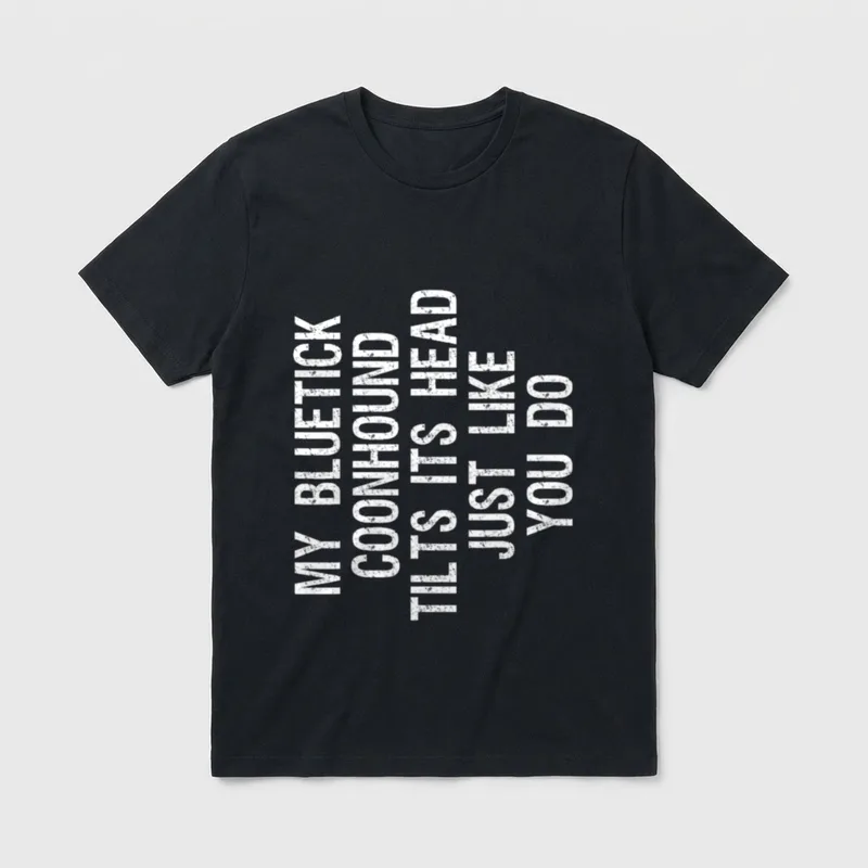 Mein Bluetick Coonhound Hund T-Shirt – Klassisches T-Shirt in Schwarz